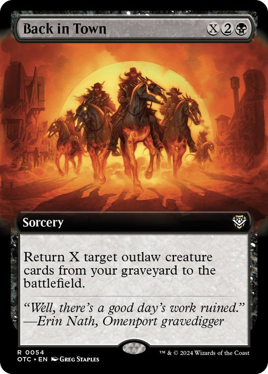 Back in Town (Extended Art) [OTC - 54]