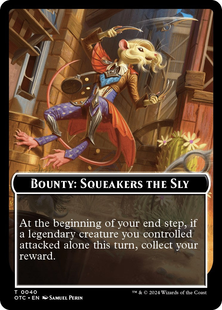 Bounty: Squeakers the Sly // Bounty Rules Double-Sided Token