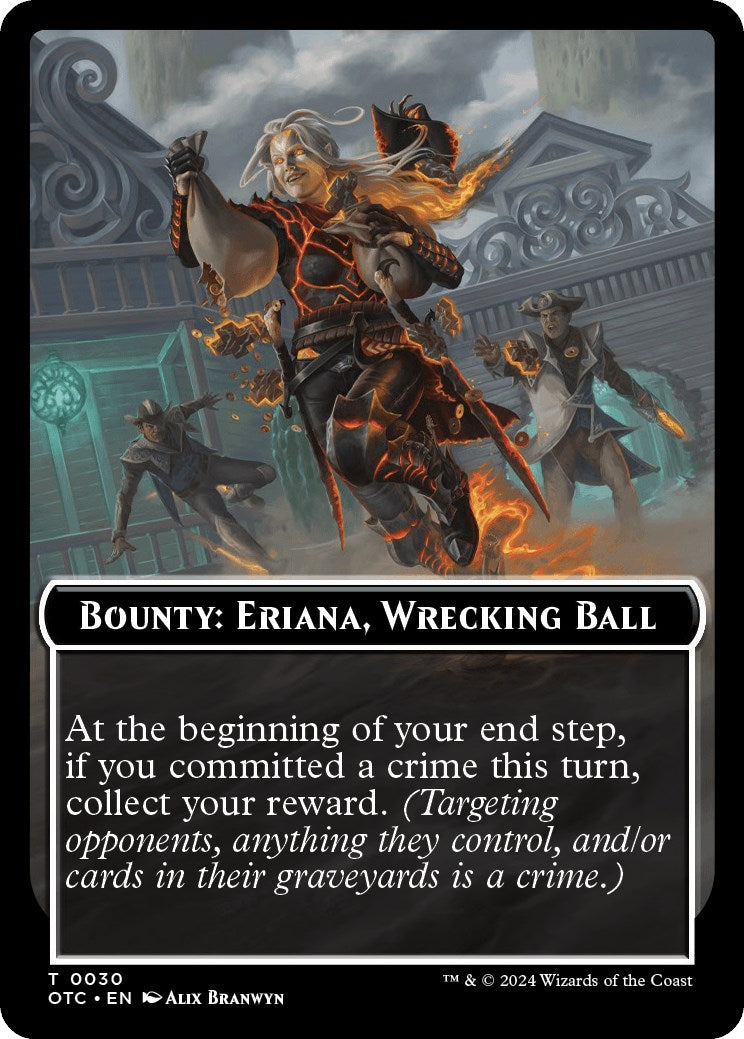 Bounty: Eriana, Wrecking Ball // Bounty Rules Double-Sided Token