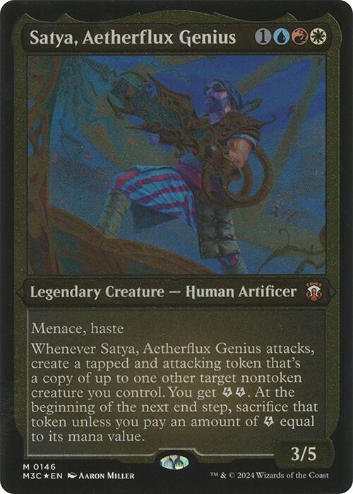 Satya, Aetherflux Genius (Display Commander) - Thick Stock