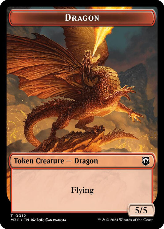 Dragon // Shapeshifter (0008) Double-Sided Token