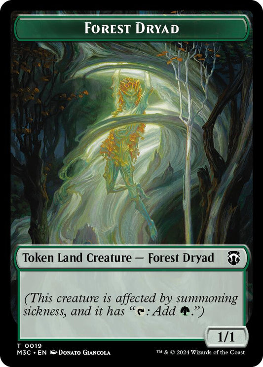 Forest Dryad // Boar Double-Sided Token