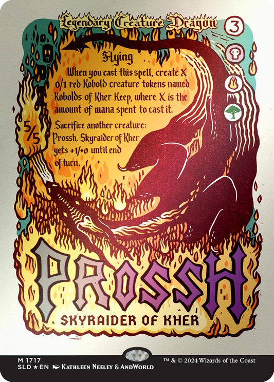 Prossh, Skyraider of Kher (Rainbow Foil) [SLD - 1717]