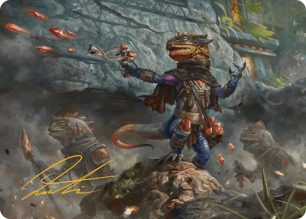 Agate Instigator Art Card (Gold-Stamped Signature)