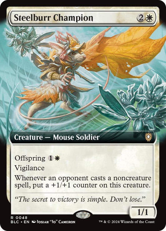 Steelburr Champion (Extended Art) [BLC - 48]