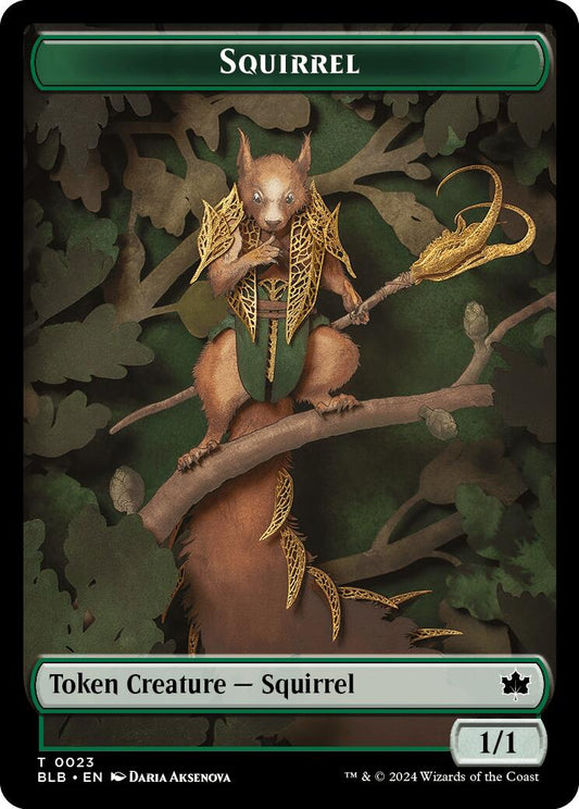 Squirrel // Treasure Double-Sided Token