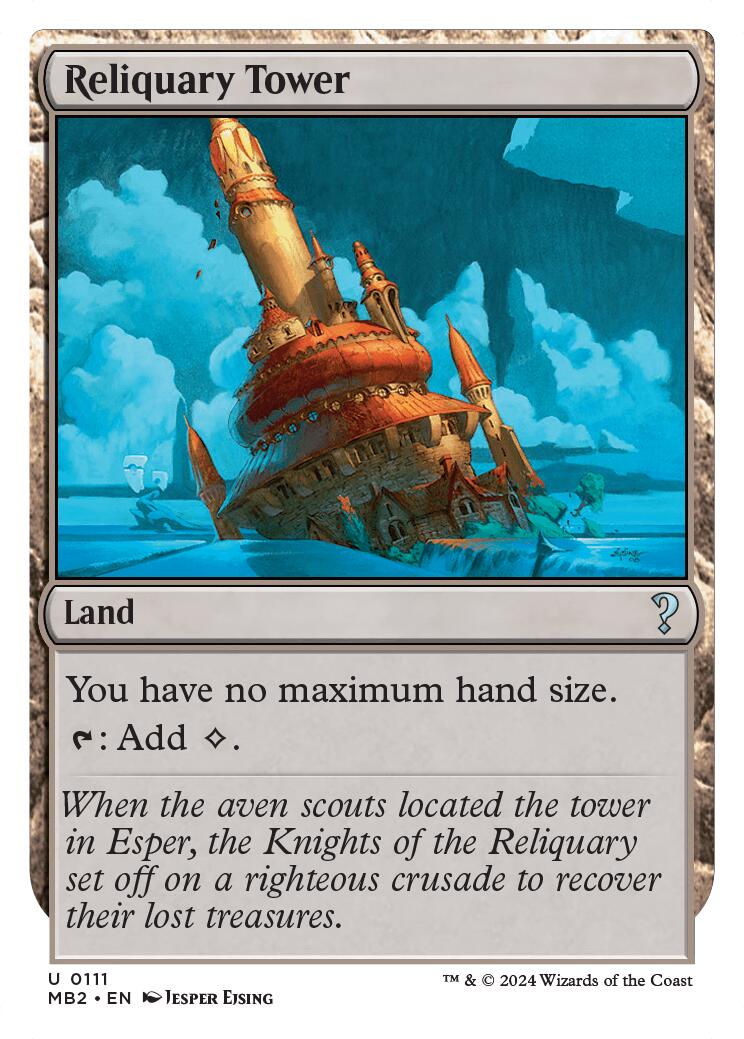 Reliquary Tower (White Border) [MB2 - 111]