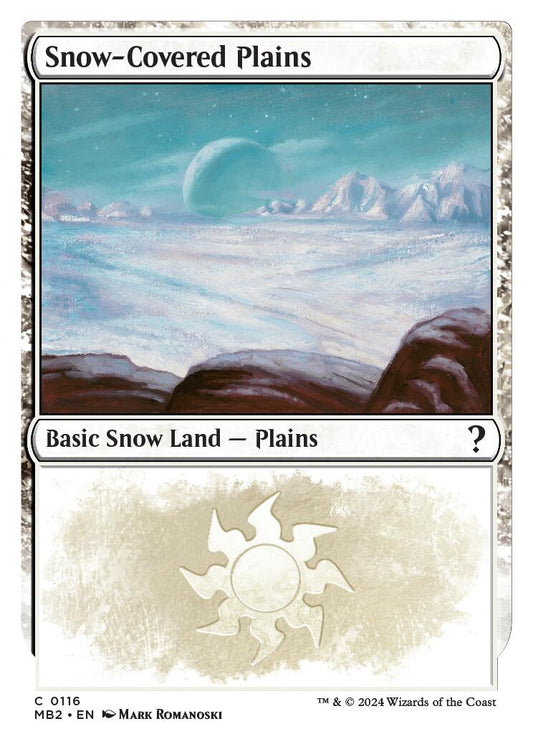 Snow-Covered Plains (White Border) [MB2 - 116]