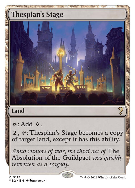 Thespian's Stage (White Border) [MB2 - 113]