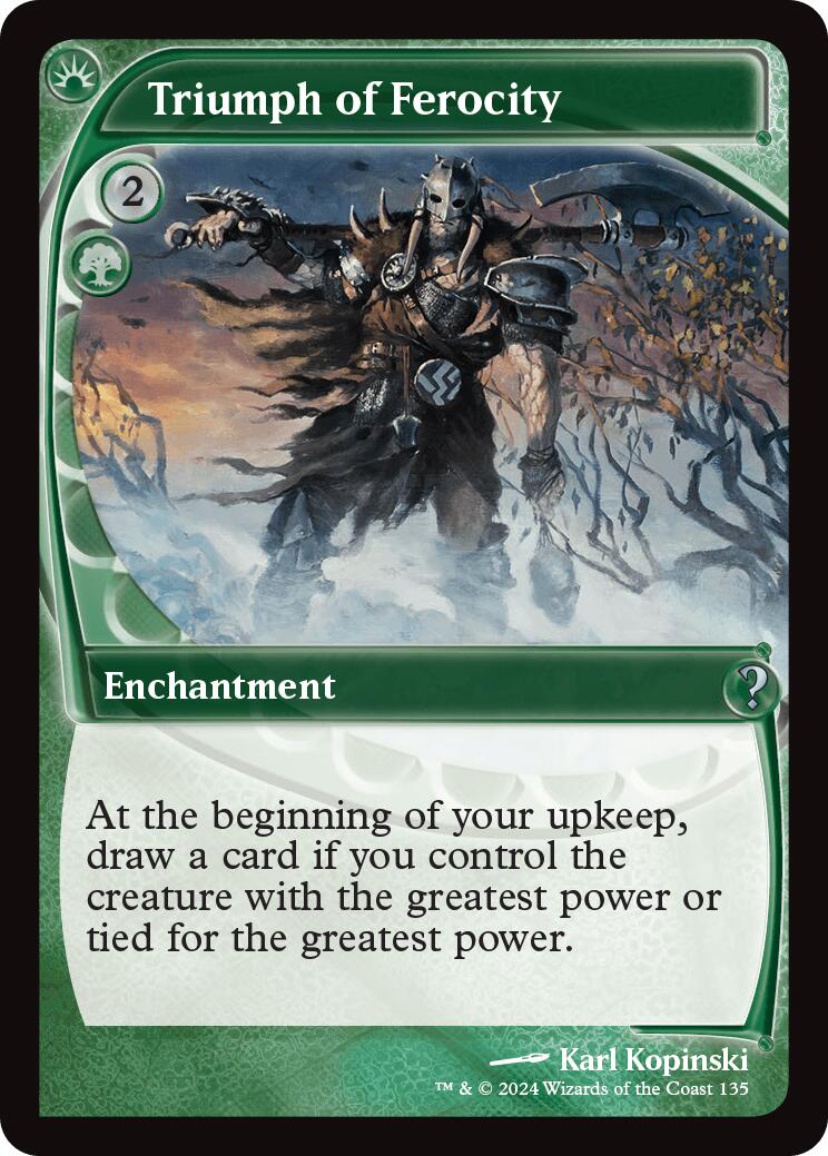 Triumph of Ferocity (Future Sight) [MB2 - 135]