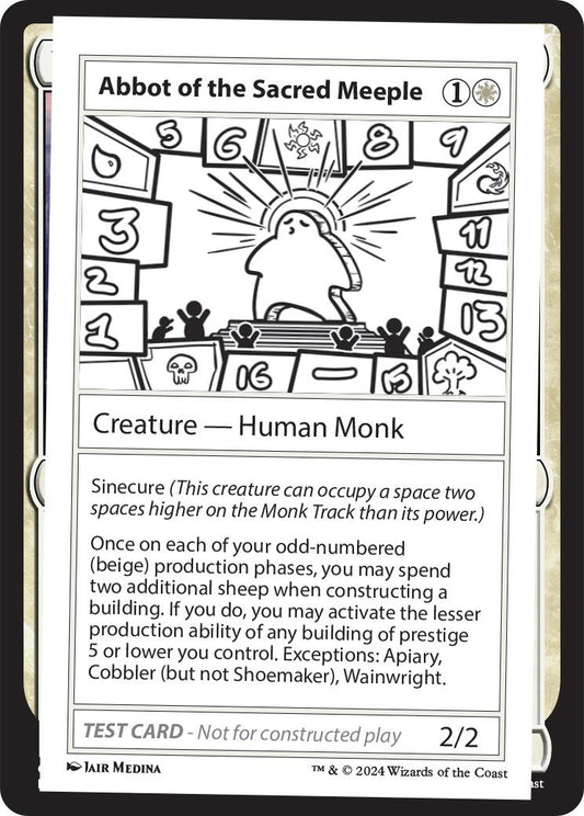 Abbot of the Sacred Meeple [MB2PC - N/A]