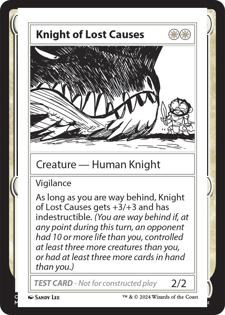 Knight of Lost Causes [MB2PC - N/A]