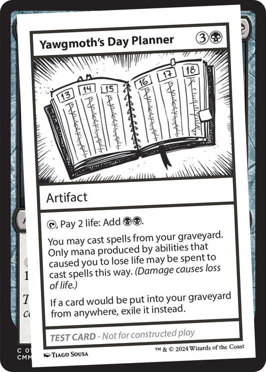 Yawgmoth's Day Planner [MB2PC - N/A]