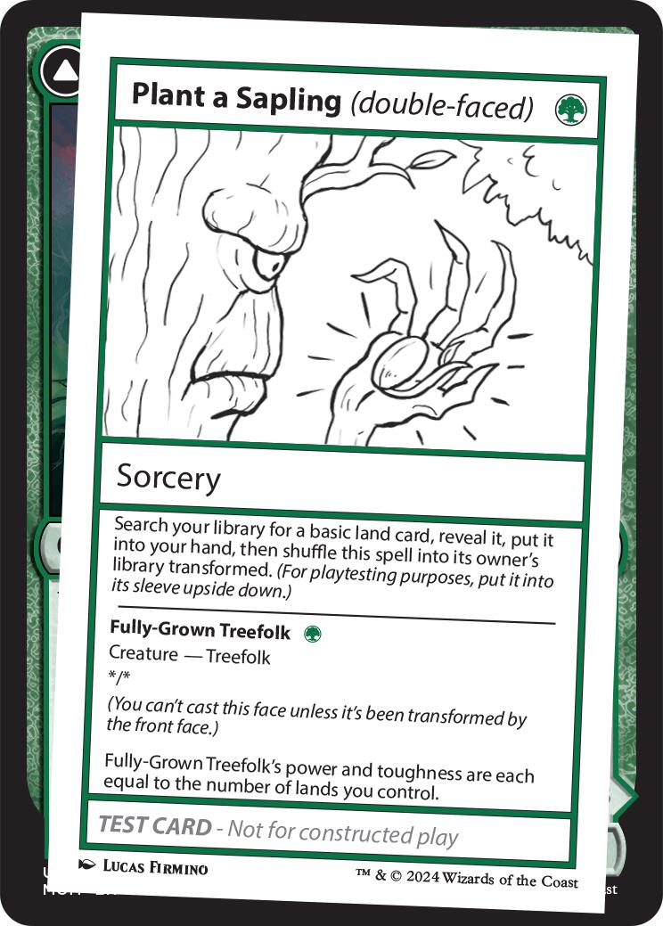 Plant a Sapling (double-faced) [MB2PC - N/A]