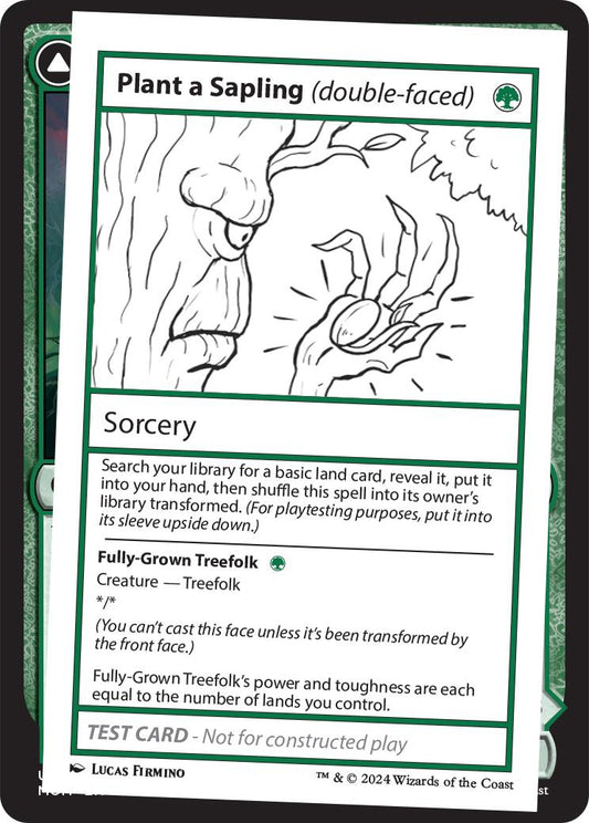 Plant a Sapling (double-faced) [MB2PC - N/A]