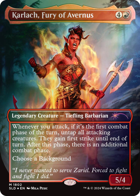 Karlach, Fury of Avernus (Rainbow Foil) [SLD - 1802]