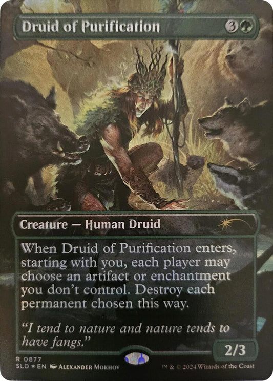 Druid of Purification (Rainbow Foil) [SLD - 877]