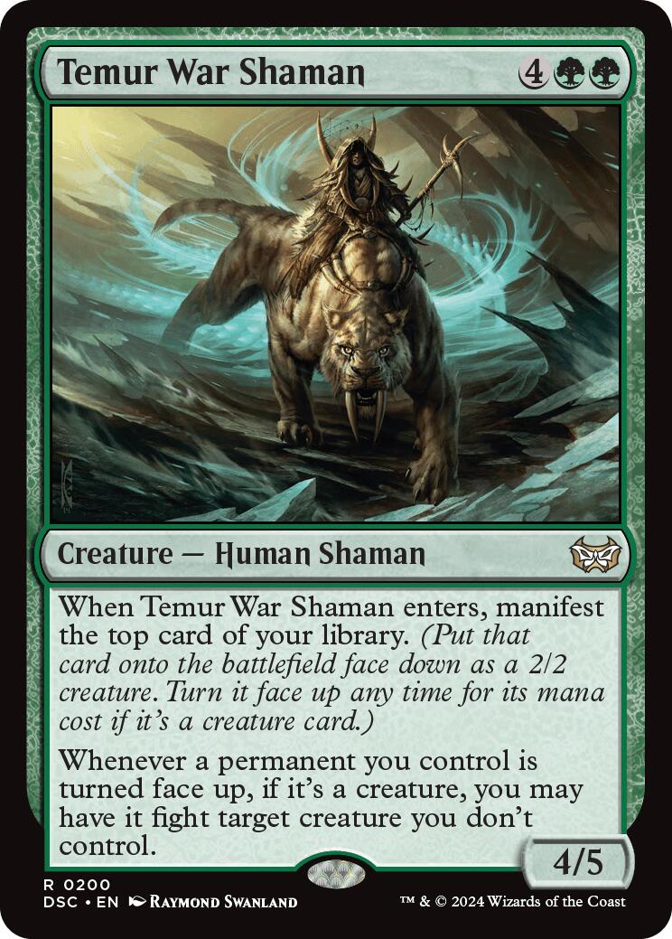 Temur War Shaman [DSC - 200]