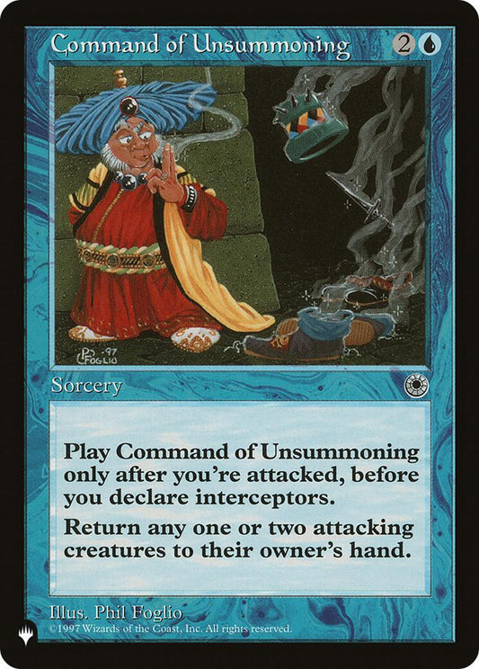 Command of Unsummoning [LIST]