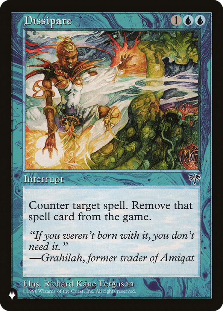 Dissipate [LIST]