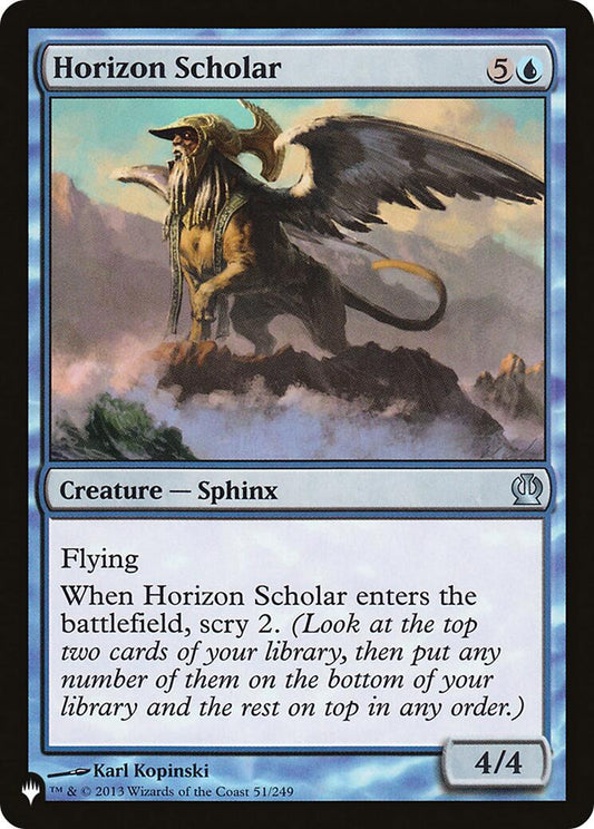 Horizon Scholar [LIST - 51]