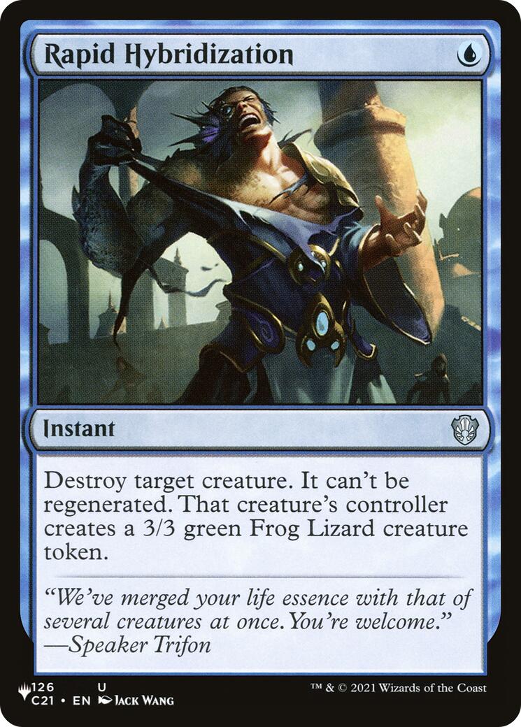 Rapid Hybridization [LIST - 126/081]