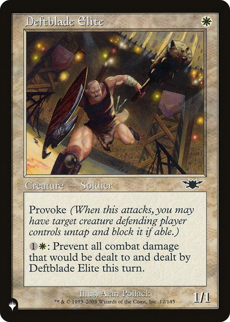 Deftblade Elite [LIST - 12/145]