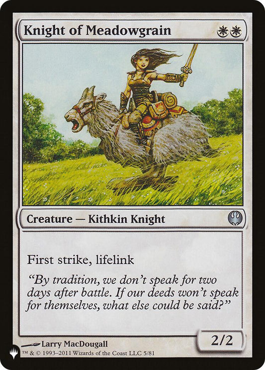 Knight of Meadowgrain [LIST - May-81]