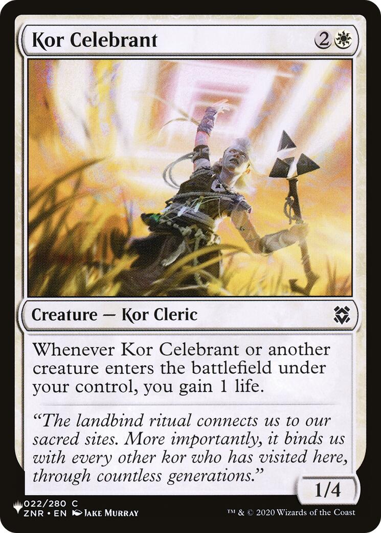 Kor Celebrant [LIST - 022/280]