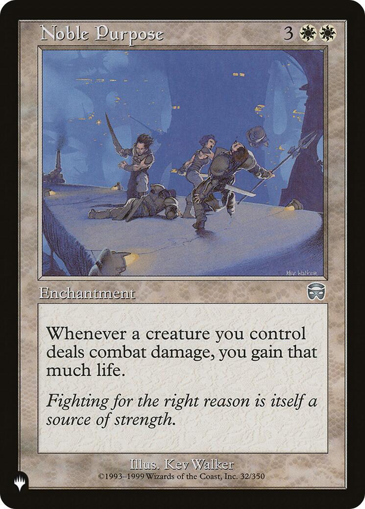Noble Purpose [LIST - 32/350]