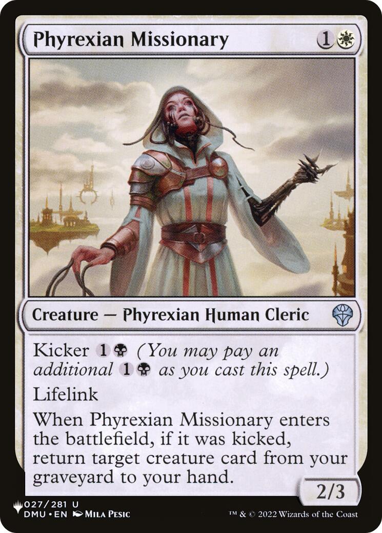 Phyrexian Missionary [LIST - 027/281]