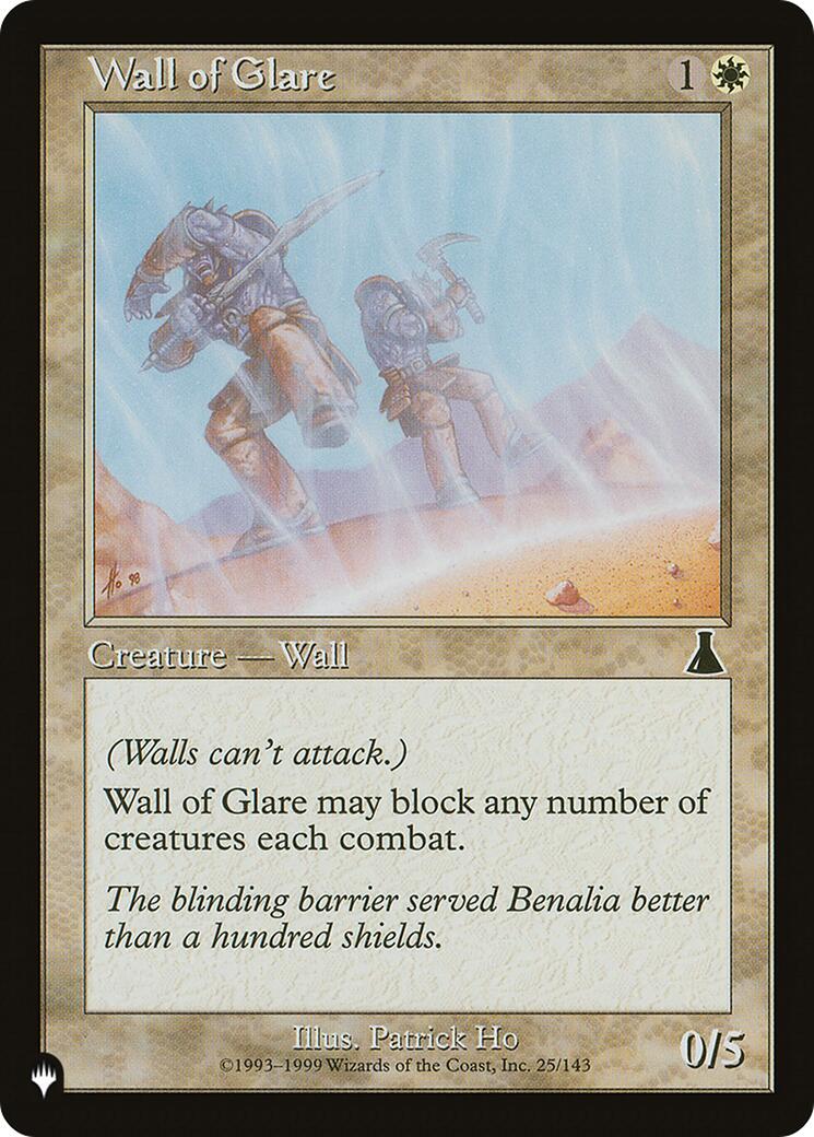 Wall of Glare [LIST - 25/143]