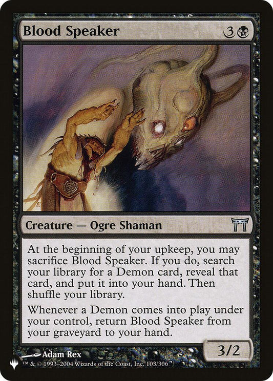 Blood Speaker [LIST - 103/306]