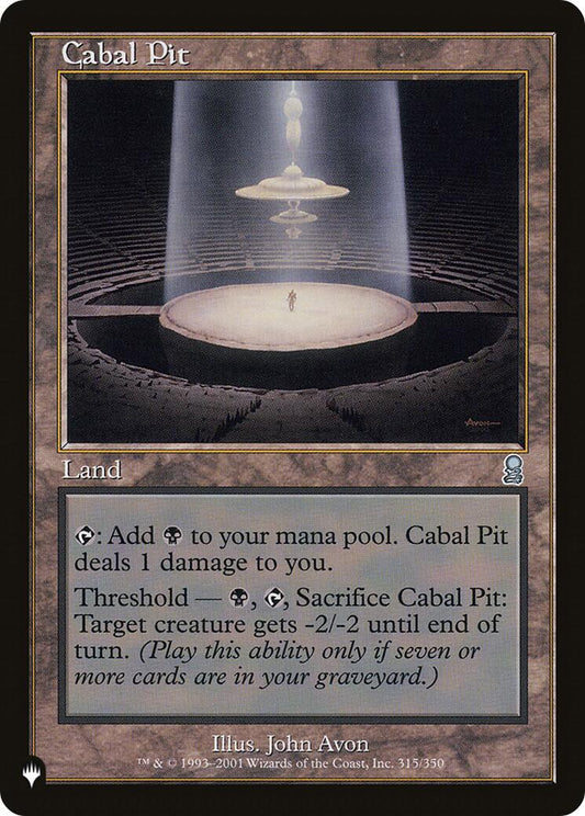 Cabal Pit [LIST - 315/350]