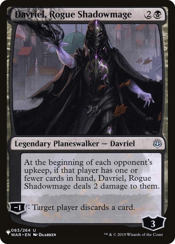 Davriel, Rogue Shadowmage [LIST - 083/264]