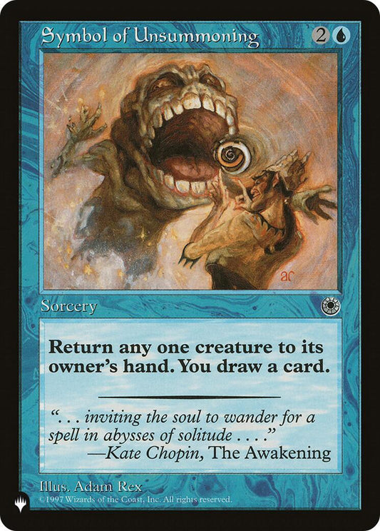 Symbol of Unsummoning [LIST]