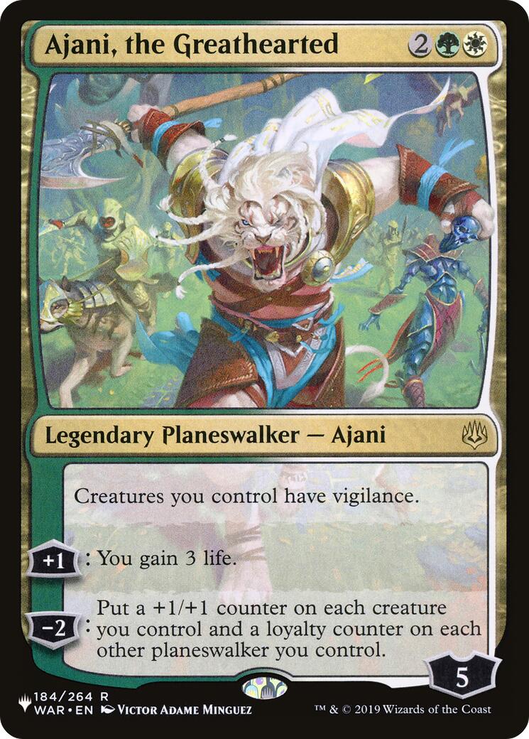 Ajani, the Greathearted [LIST - 184/264]