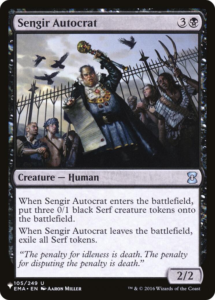 Sengir Autocrat [LIST - 105/249]
