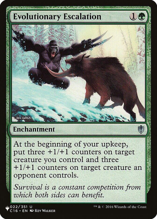 Evolutionary Escalation [LIST - 022/351]