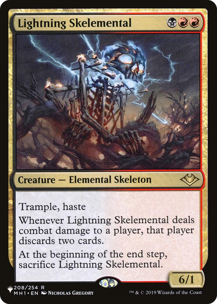 Lightning Skelemental [LIST - 208/254]