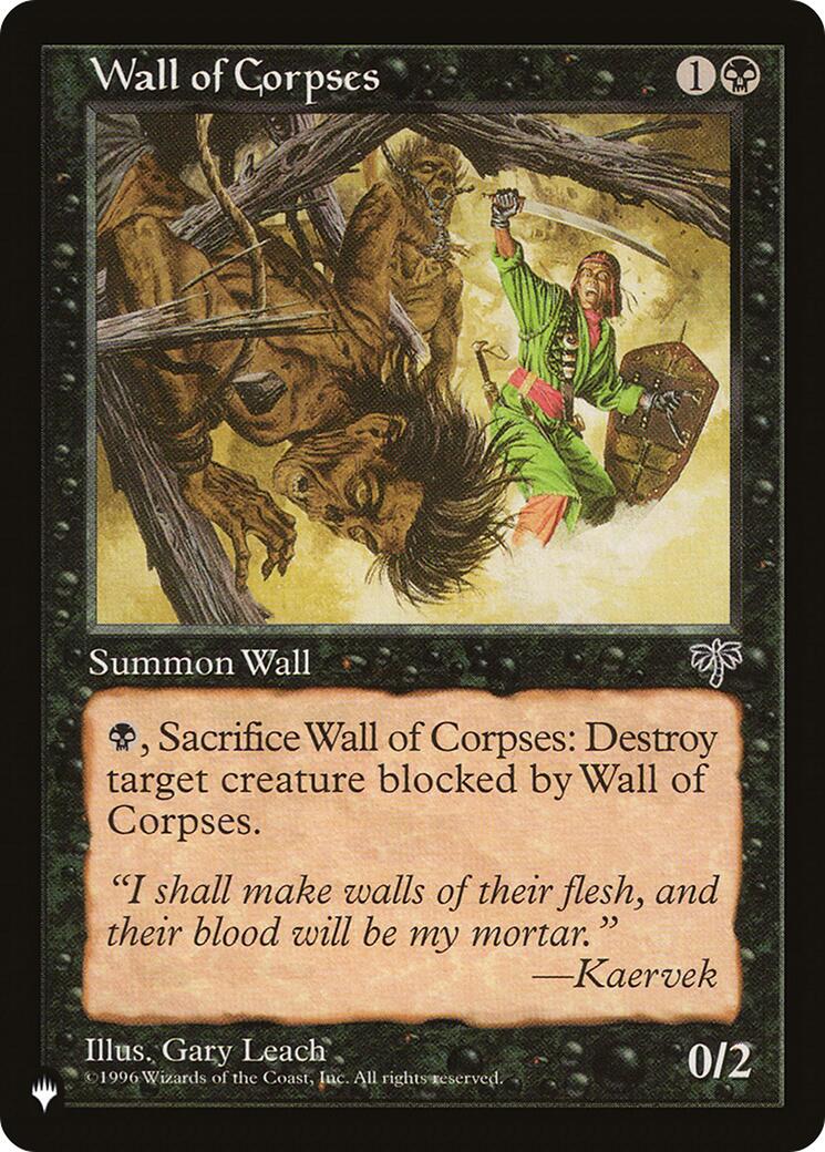 Wall of Corpses [LIST]