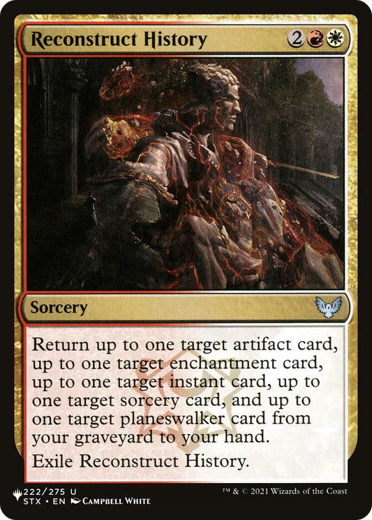Reconstruct History [LIST - 222/275]