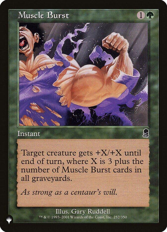 Muscle Burst [LIST - 252/350]