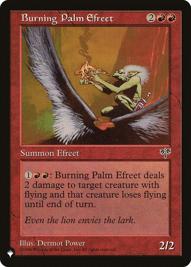 Burning Palm Efreet [LIST - 161]