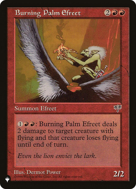 Burning Palm Efreet [LIST - 161]