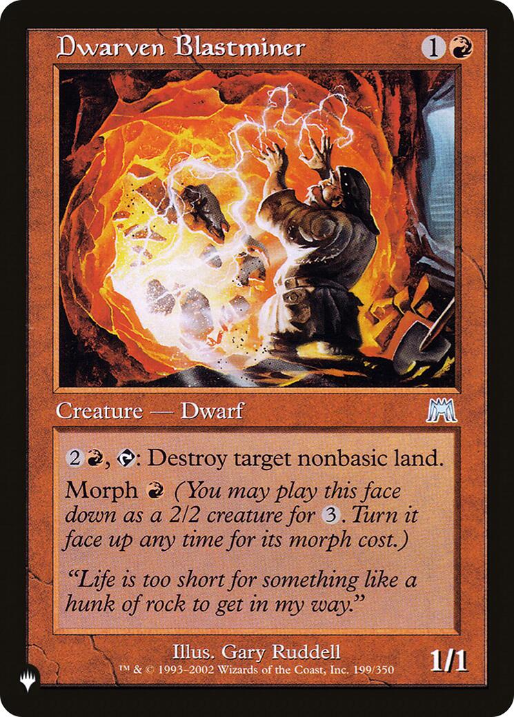 Dwarven Blastminer [LIST - 199/350]