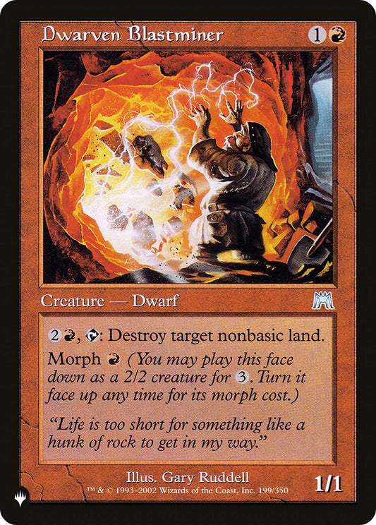 Dwarven Blastminer [LIST - 199/350]