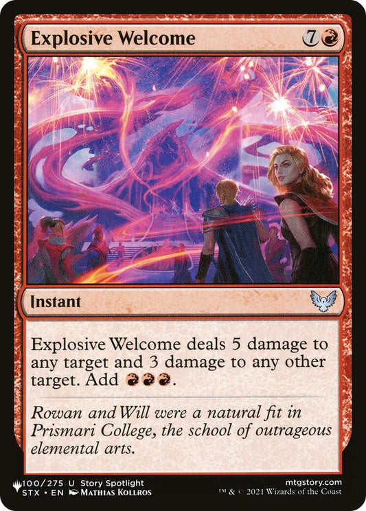 Explosive Welcome [LIST - 100/275]