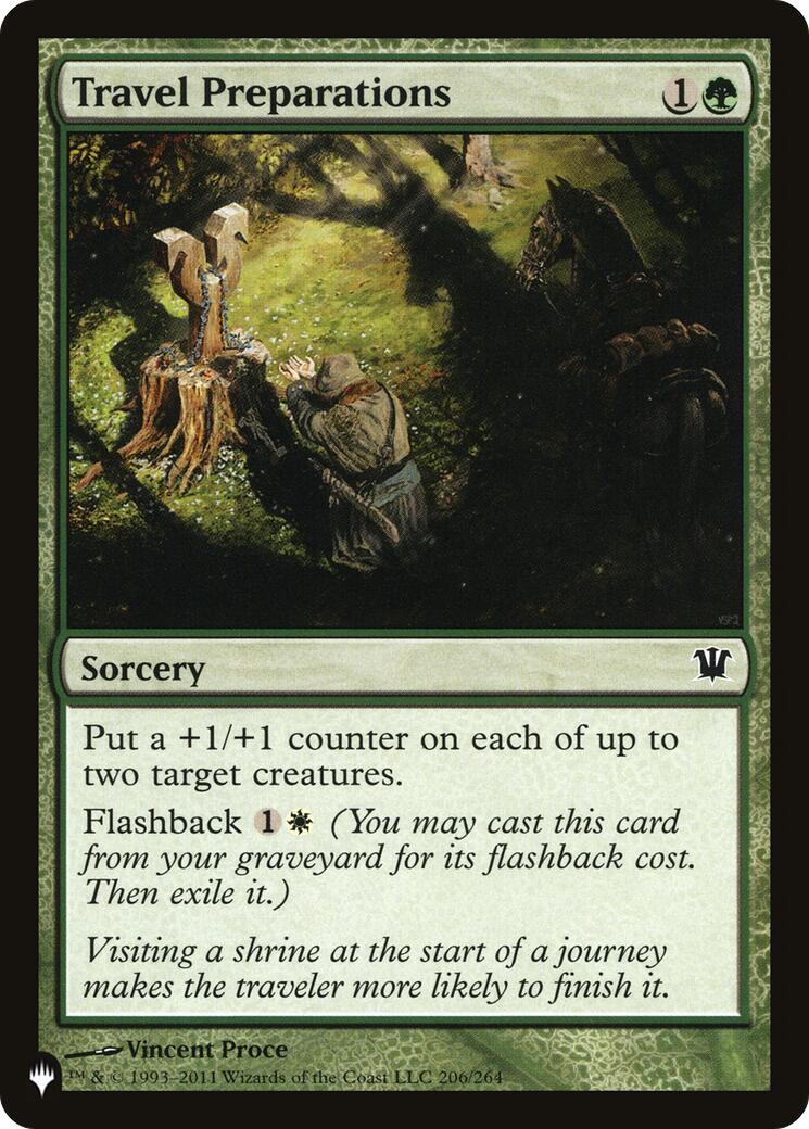 Travel Preparations [LIST - 206/264]