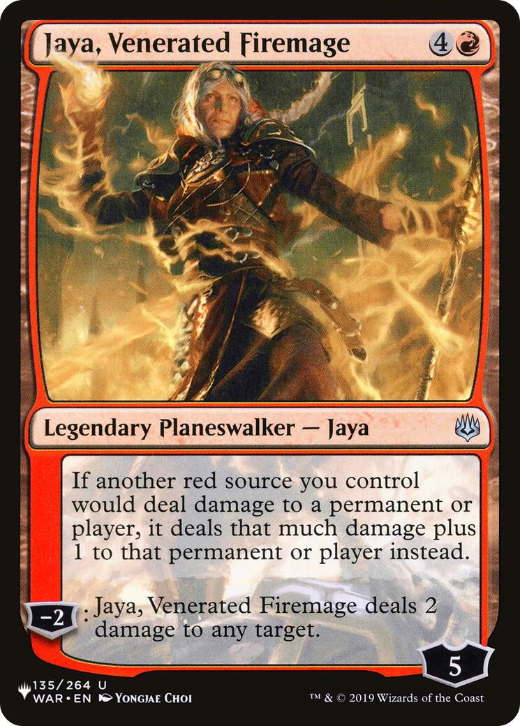 Jaya, Venerated Firemage [LIST - 135/264]